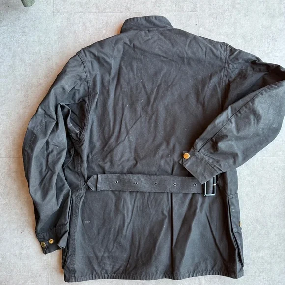 【新品】Barbour INTERNATIONAL ORIGINAL 38 ⑩ Barbour International Original Waxed Jacket, size 38, black